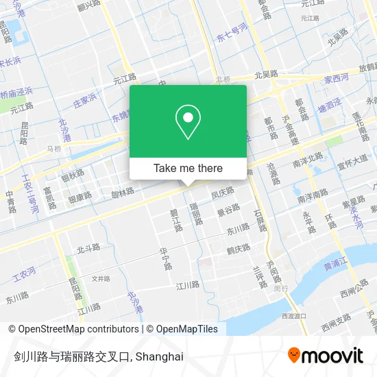 剑川路与瑞丽路交叉口 map