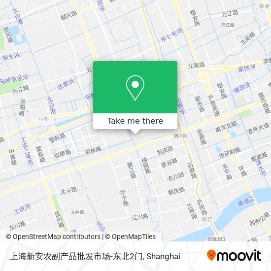 上海新安农副产品批发市场-东北2门 map