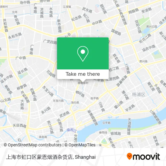 上海市虹口区蒙恩烟酒杂货店 map
