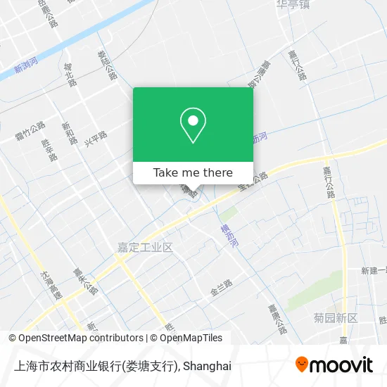 上海市农村商业银行(娄塘支行) map