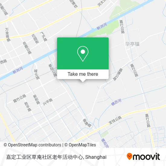 嘉定工业区草庵社区老年活动中心 map