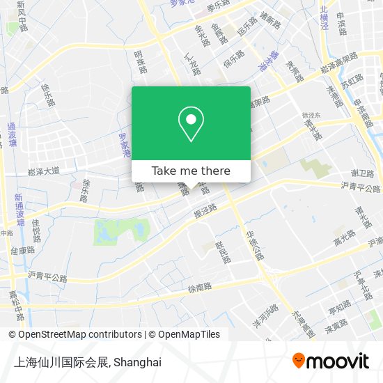 上海仙川国际会展 map