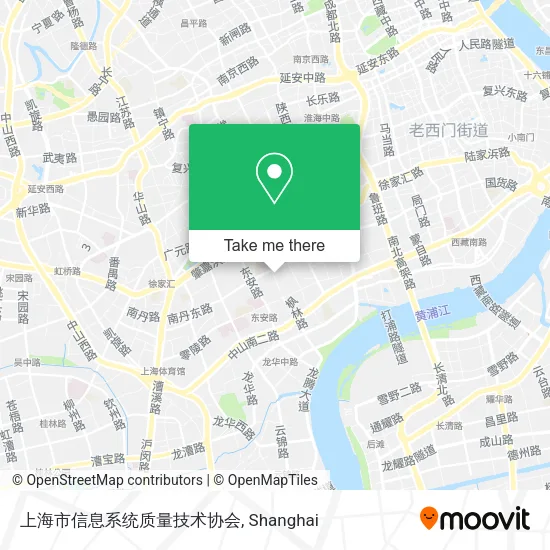 上海市信息系统质量技术协会 map
