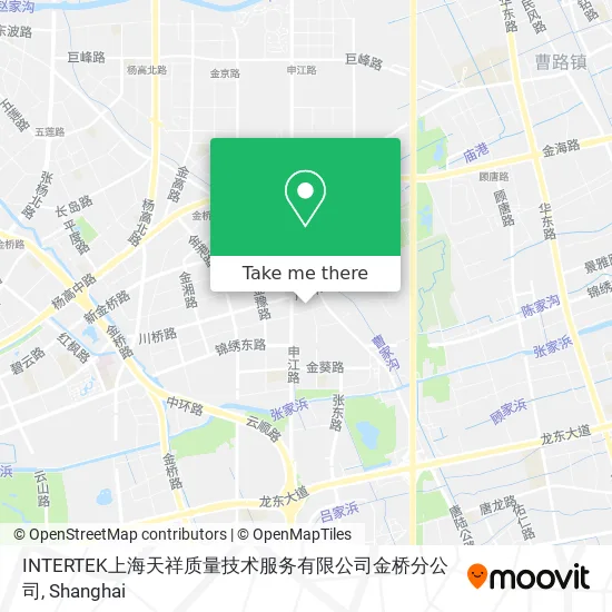 INTERTEK上海天祥质量技术服务有限公司金桥分公司 map