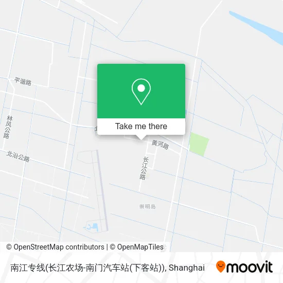 南江专线(长江农场-南门汽车站(下客站)) map