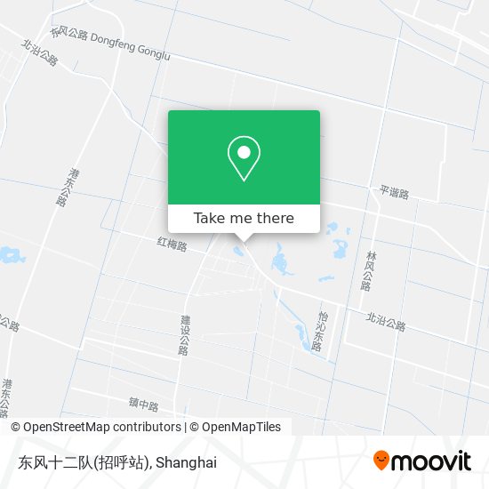 东风十二队(招呼站) map