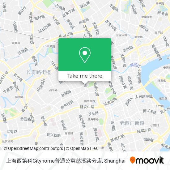 上海西第科Cityhome普通公寓慈溪路分店 map