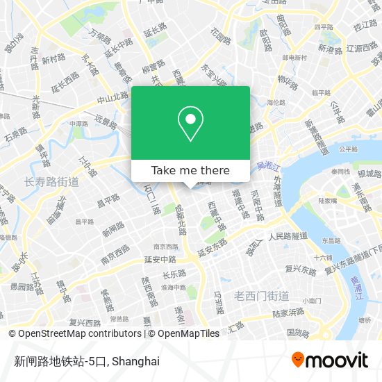 新闸路地铁站-5口 map