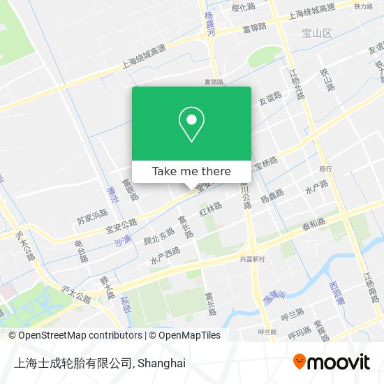 上海士成轮胎有限公司 map