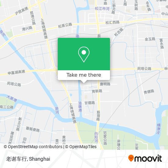 老谢车行 map