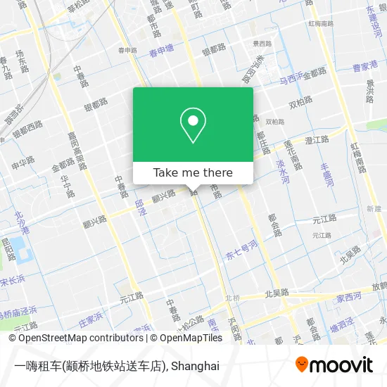 一嗨租车(颛桥地铁站送车店) map