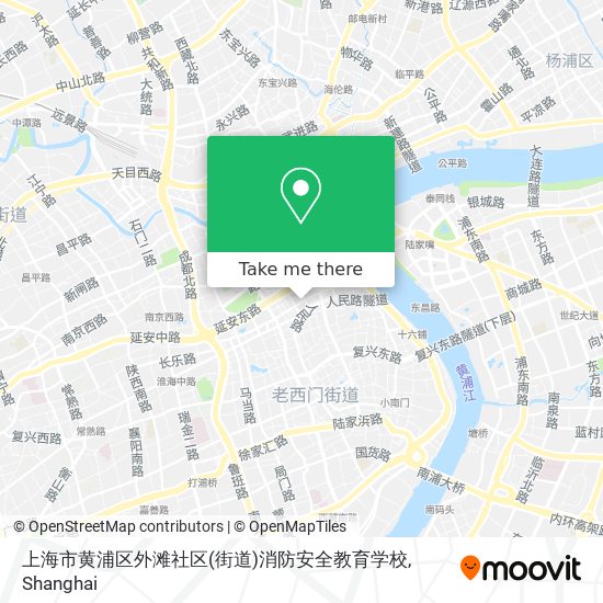 上海市黄浦区外滩社区(街道)消防安全教育学校 map