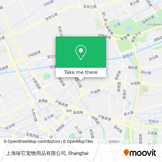 上海味它宠物用品有限公司 map