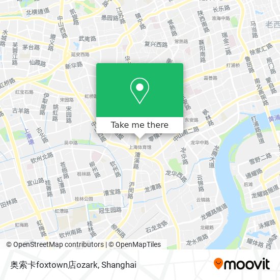 奥索卡foxtown店ozark map