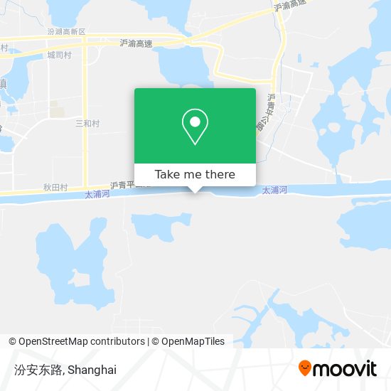 汾安东路 map