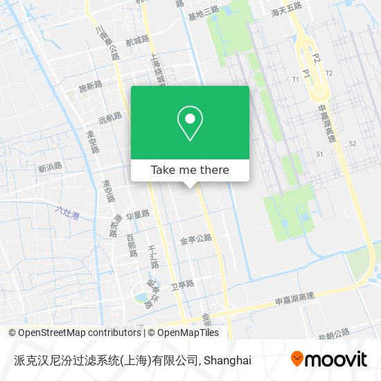 派克汉尼汾过滤系统(上海)有限公司 map