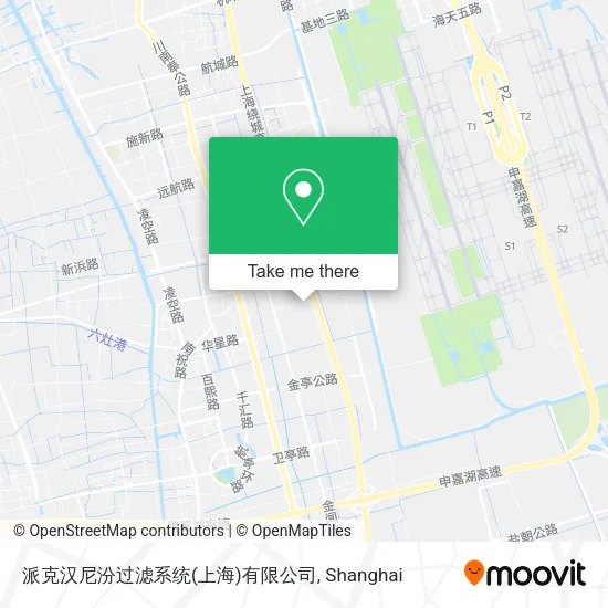派克汉尼汾过滤系统(上海)有限公司 map
