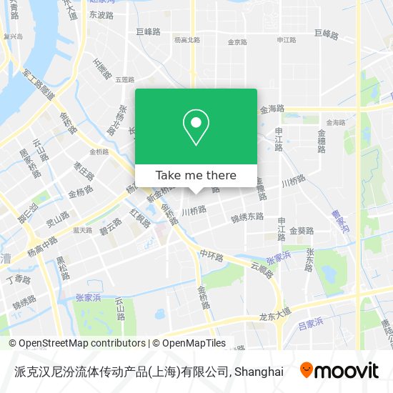 派克汉尼汾流体传动产品(上海)有限公司 map