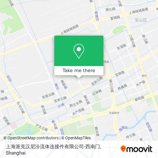 上海派克汉尼汾流体连接件有限公司-西南门 map