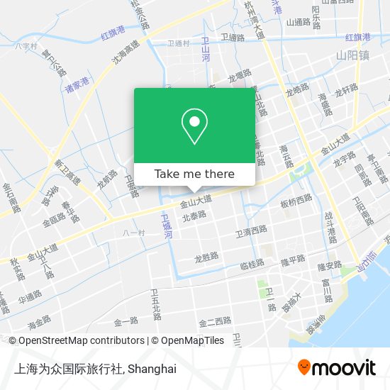 上海为众国际旅行社 map