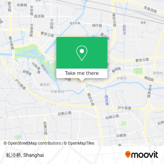 虬泾桥 map