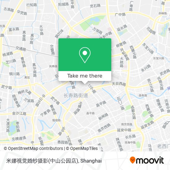 米娜视觉婚纱摄影(中山公园店) map