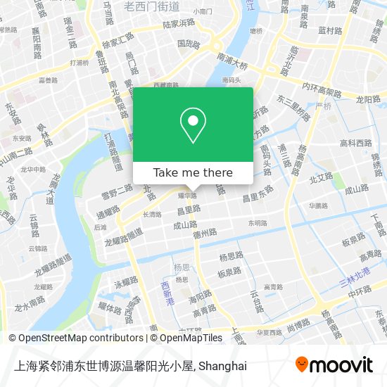 上海紧邻浦东世博源温馨阳光小屋 map