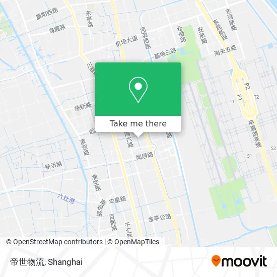 帝世物流 map