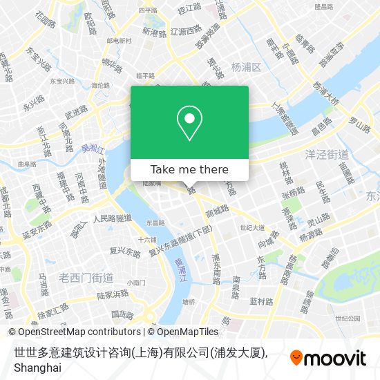 世世多意建筑设计咨询(上海)有限公司(浦发大厦) map