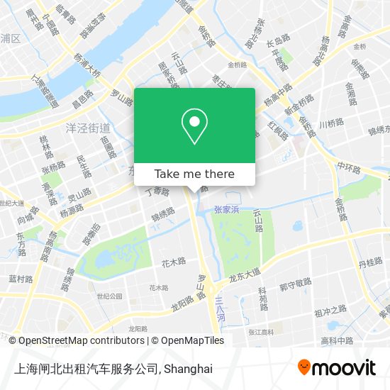 上海闸北出租汽车服务公司 map