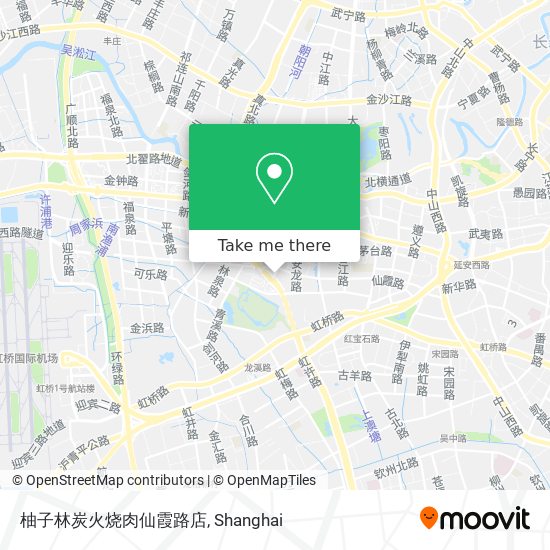 柚子林炭火烧肉仙霞路店 map