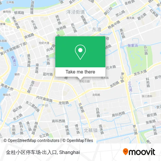 金桂小区停车场-出入口 map