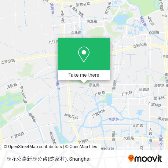 辰花公路新辰公路(陈家村) map