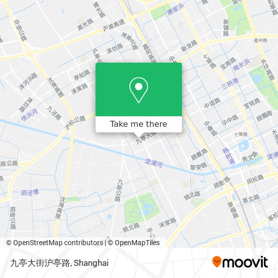 九亭大街沪亭路 map