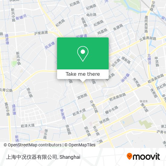 上海中况仪器有限公司 map