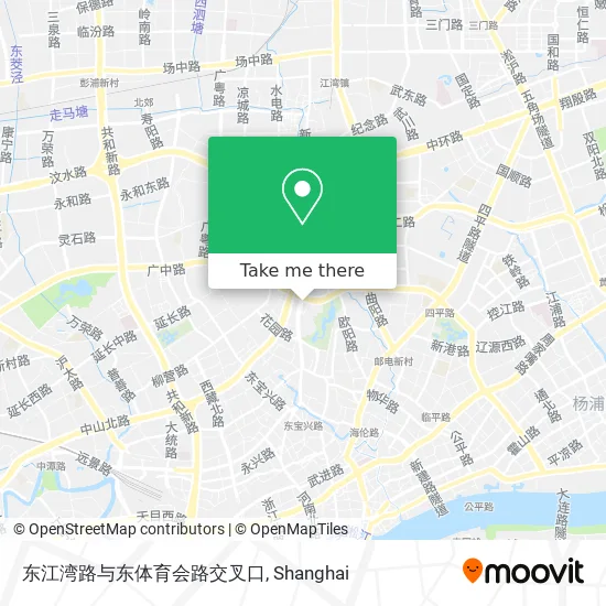 东江湾路与东体育会路交叉口 map