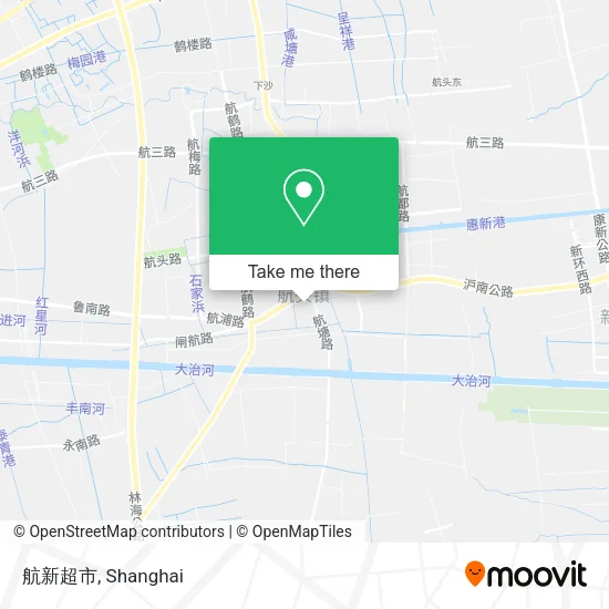 航新超市 map