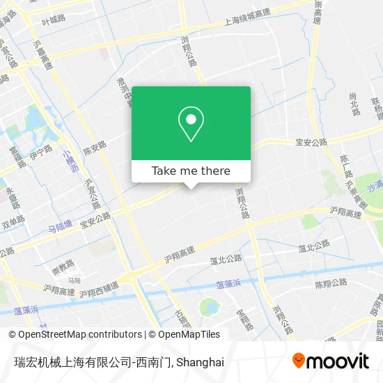 瑞宏机械上海有限公司-西南门 map