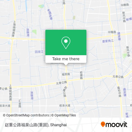赵重公路福泉山路(重固) map