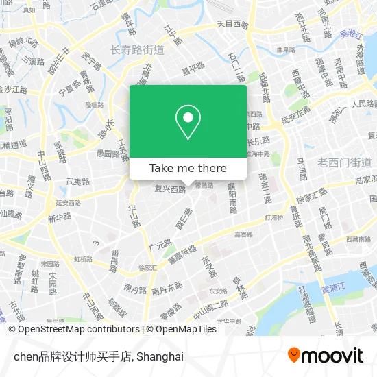 chen品牌设计师买手店 map