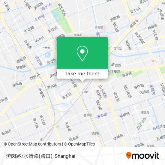 沪闵路/水清路(路口) map