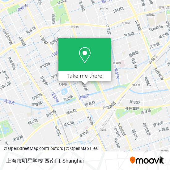 上海市明星学校-西南门 map