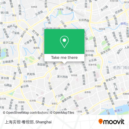 上海宾馆-餐馆部 map