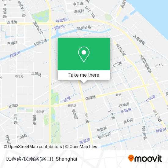 民春路/民雨路(路口) map