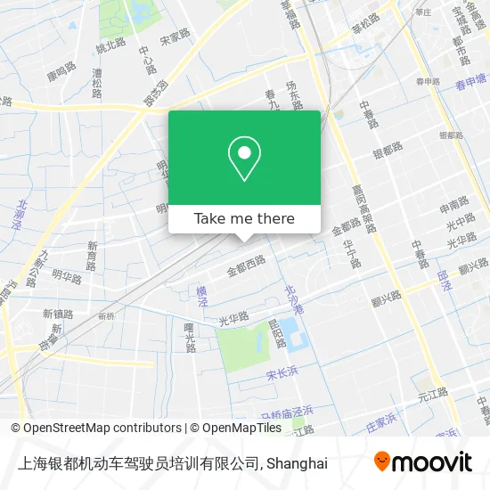 上海银都机动车驾驶员培训有限公司 map