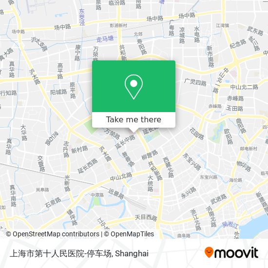 上海市第十人民医院-停车场 map