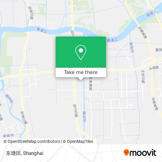 东塘田 map