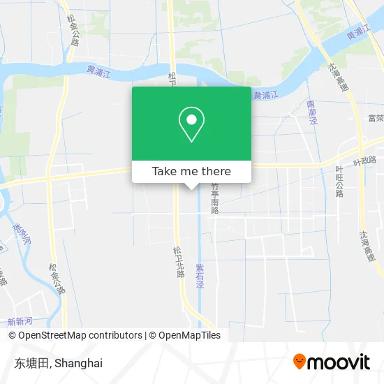 东塘田 map