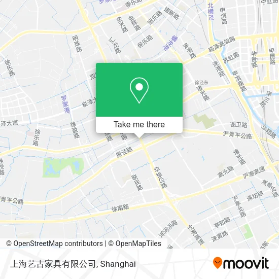 上海艺古家具有限公司 map