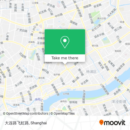 大连路飞虹路 map